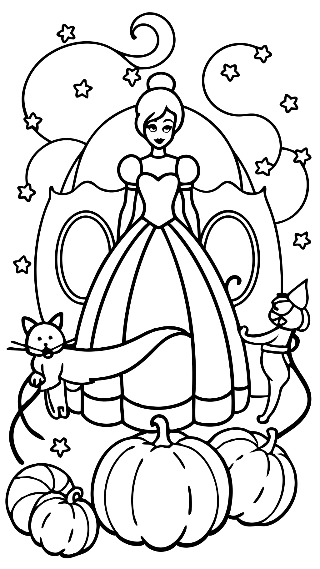 disney princess coloring pages cinderella